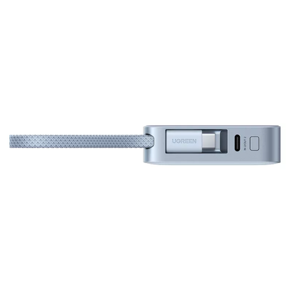 Trådlös Extern Batteri UGREEN MagFlow PB773 (65958), 10000mAh, 25W, PD + FQI, 1 x QI - 2 x USB-C, Blå