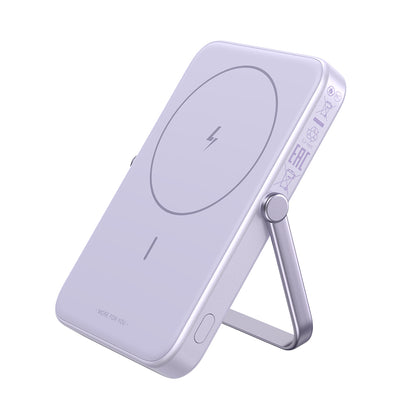 Extern batteri UGREEN PB571 Uno, 5000mAh, 20W, PD + FQI, 1 x QI - 1 x USB-C, Lila