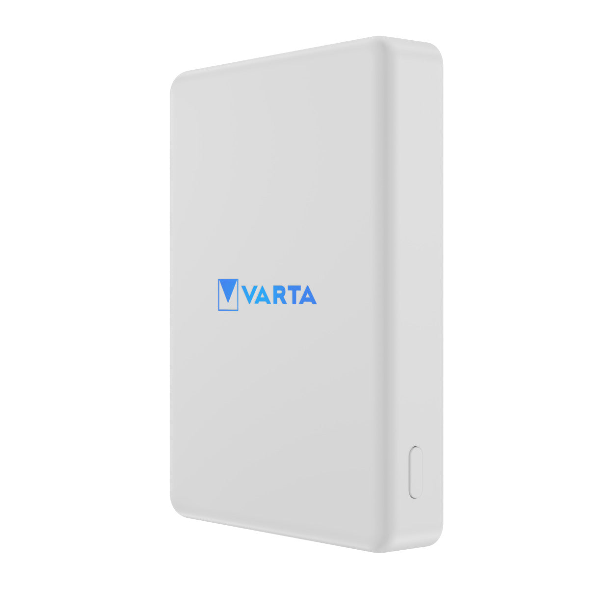 Extern trådlös batteri Varta Mag Pro, 5000mAh, 12W, 1 x QI - 1 x USB-C, Vit