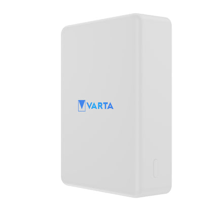 Extern trådlös batteri Varta Mag Pro, 10000mAh, 20W, 1 x QI - 2 x USB-C, Vit