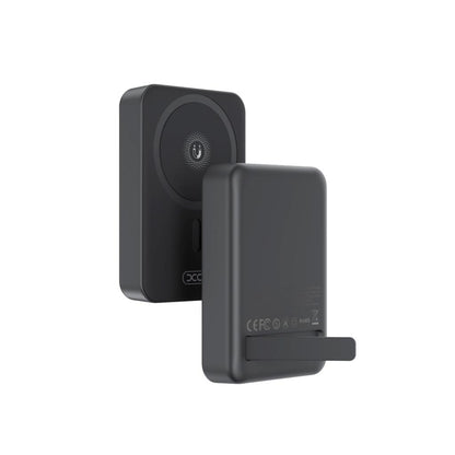 XO Design PR231 Wireless External Battery, 10000mAh, 20W, PD + FQI, 1 x QI - 1 x USB-C, Black