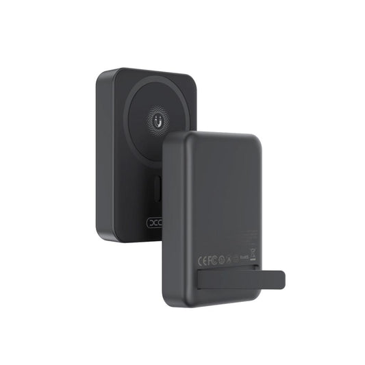 Trådlös Extern Batteri XO Design PR231, 10000mAh, 20W, PD + FQI, 1 x QI - 1 x USB-C, Svart