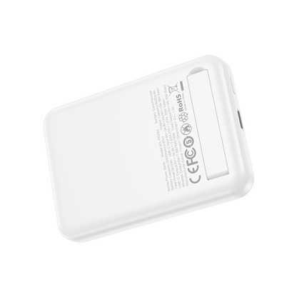 Trådlös Extern Batteri XO Design PR264, 10000mAh, 20W, PD + FQI, 1 x USB-C, Vit
