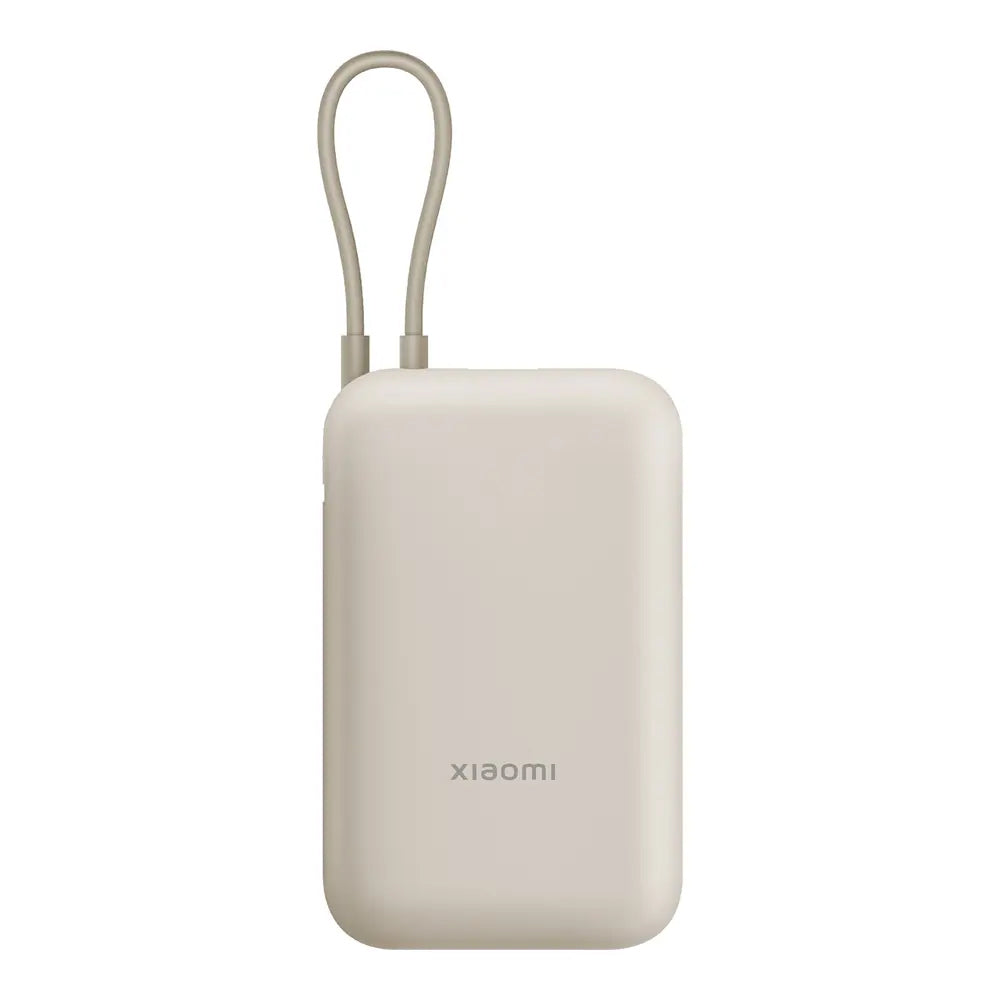Xiaomi Pocket Extern Batteri, 10000mAh, 22.5W, QC + PD, 1 x USB-A - 2 x USB-C, Beige BHR9072GL