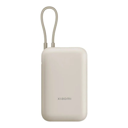 Xiaomi Pocket Extern Batteri, 10000mAh, 22.5W, QC + PD, 1 x USB-A - 2 x USB-C, Beige BHR9072GL