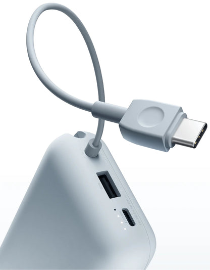 Extern batteri Xiaomi Pocket Edition Pro, 10000mAh, 33W, QC + PD, 1 x USB-A - 1 x USB-C, Blå BHR9073GL