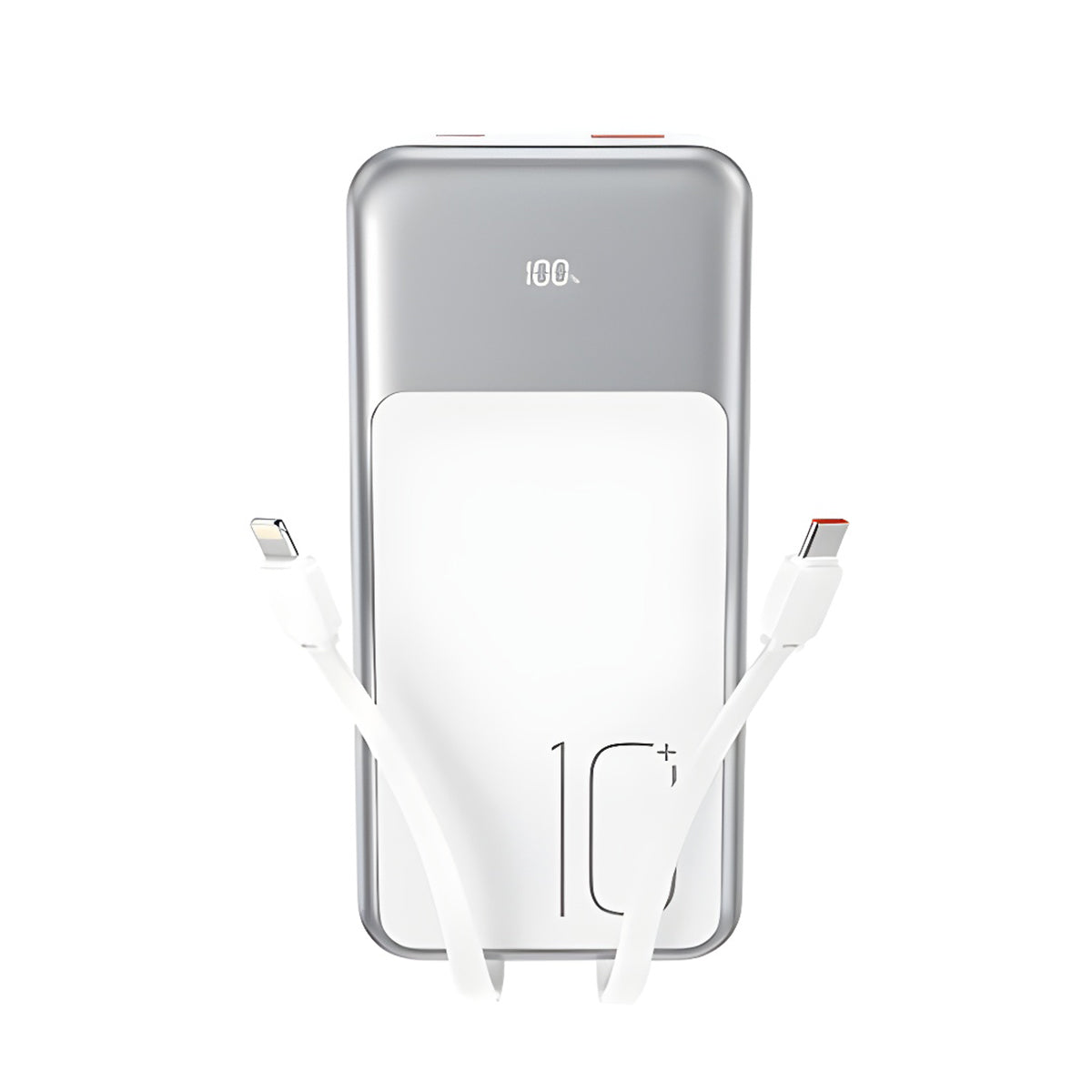 Extern batteri XO Design PR248, 10000mAh, 22.5W, QC + PD, 1 x Lightning - 1 x USB-A - 2 x USB-C, Vit