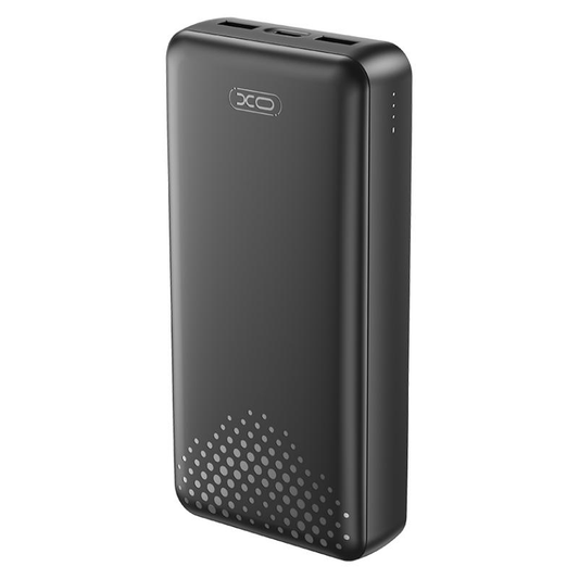 Extern batteri XO Design PB313, 20000mAh, 10W, 2 x USB-A, Svart