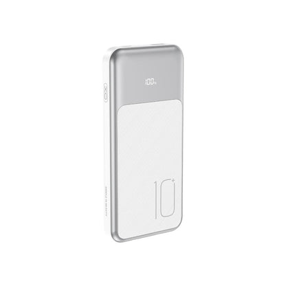 Extern batteri XO Design PR248, 10000mAh, 22.5W, QC + PD, 1 x Lightning - 1 x USB-A - 2 x USB-C, Vit
