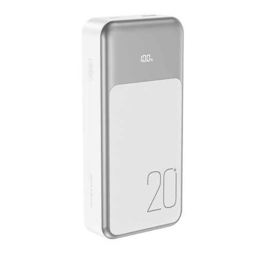 Extern batteri XO Design PR249, 20000mAh, 22.5W, QC + PD, 1 x Lightning - 1 x USB-A - 2 x USB-C, Vit