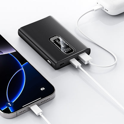 Extern batteri Yesido YP92, 5000mAh, 22.5W, QC + PD, 1 x USB-A - 1 x USB-C, Svart