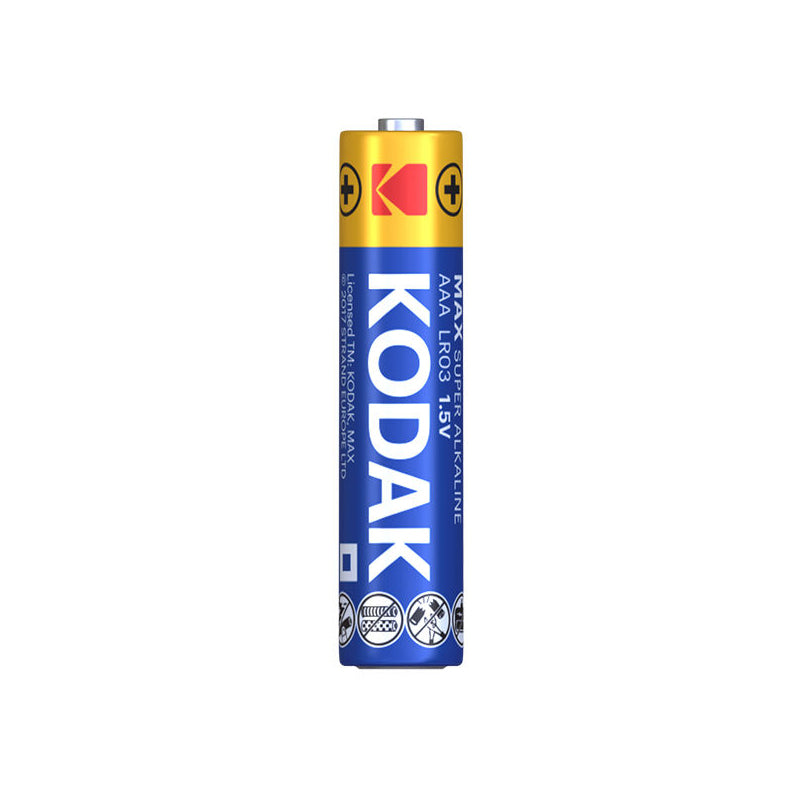 Kodak Max Alkaline-batteri, AAA / LR3, Set om 8 stycken EKSTD30419896P8