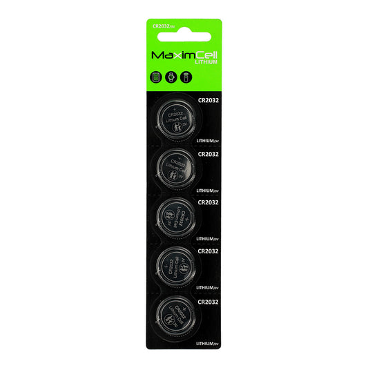 MaximCell-batteri, CR2032, Set om 5 stycken