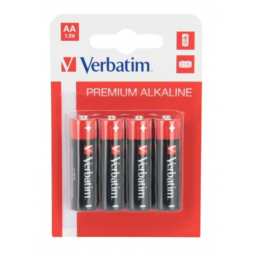 Batteri Verbatim Premium, AA / LR6, Set om 4 stycken 49921