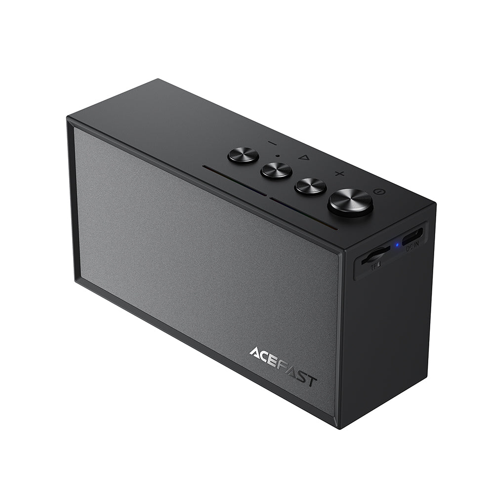 Bluetooth-högtalare Acefast K9 Go, 7W, TWS, RGB, Vattentät, Svart