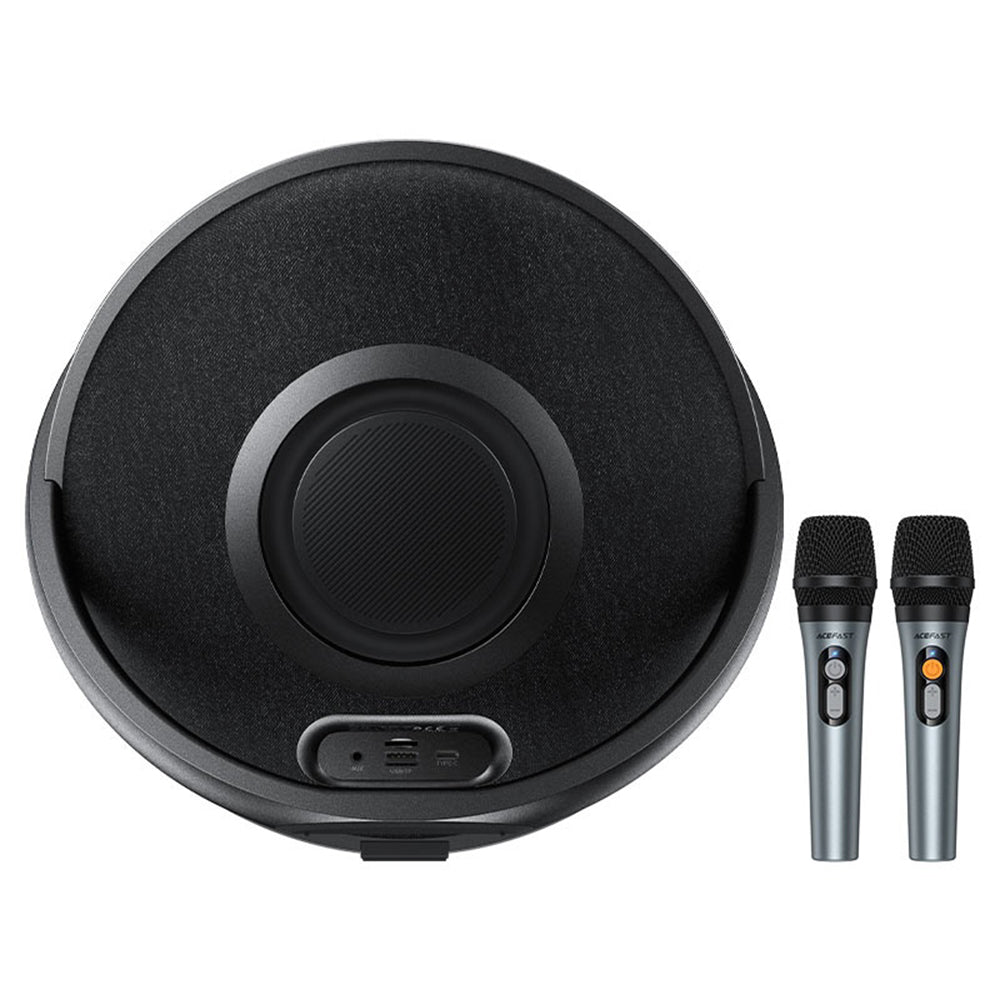 Bluetooth-högtalare Acefast Karaoke K5 Max, 350W, TWS, RGB, Vattentät, Svart