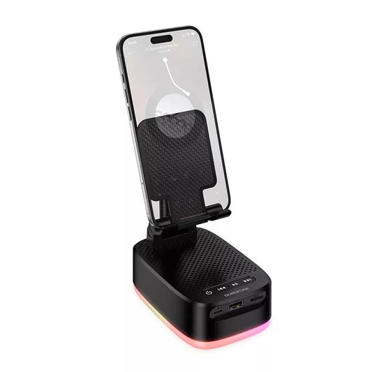 Bluetooth-högtalare Borofone BR200 Marea 2in1, 5W, TWS, RGB, Svart