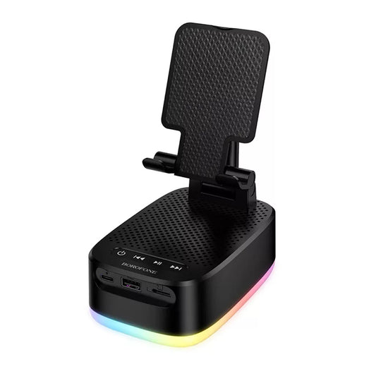 Bluetooth-högtalare Borofone BR200 Marea 2in1, 5W, TWS, RGB, Svart