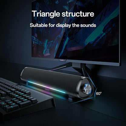 Bluetooth-högtalare Yesido YSW27, 10W, RGB, Svart