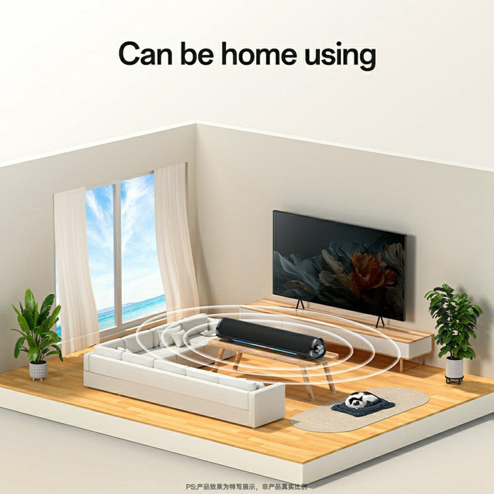 Bluetooth-högtalare Yesido YSW27, 10W, RGB, Svart