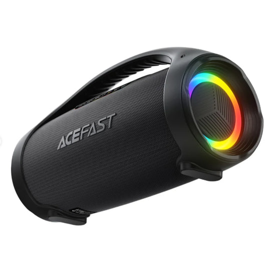 Bärbar Bluetooth-högtalare Acefast K11 Pro, 102W, RGB, TWS, Vattentät, Svart