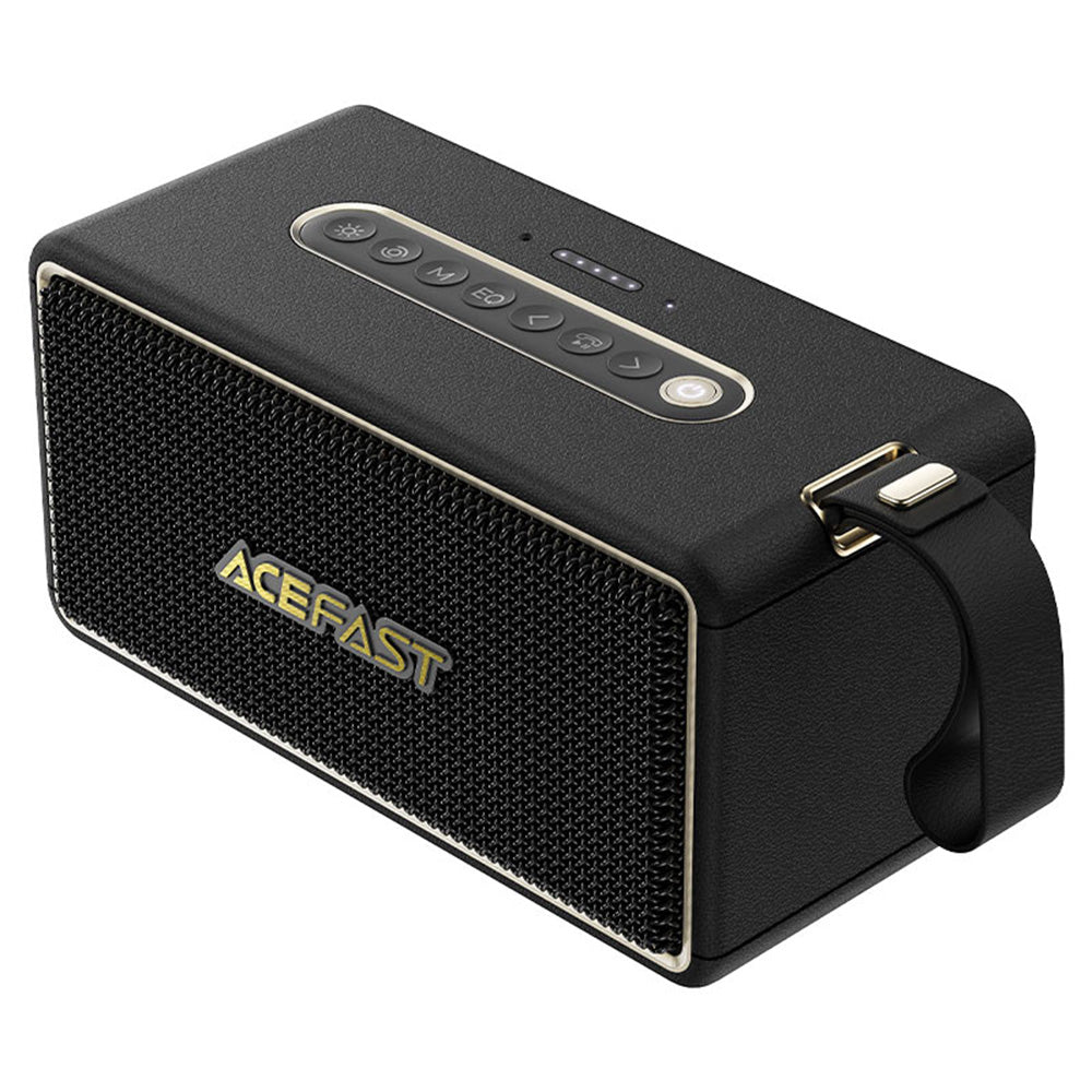 Bärbar Bluetooth-högtalare Acefast K3 Max, 80W, RGB, Vattentät, Svart