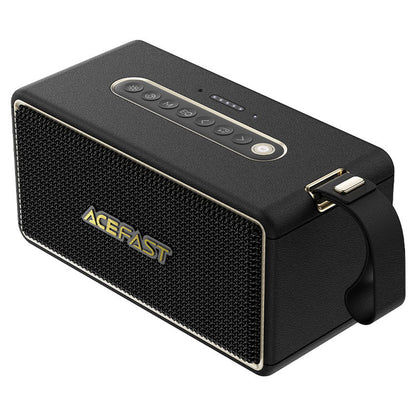 Bärbar Bluetooth-högtalare Acefast K3 Max, 80W, RGB, Vattentät, Svart