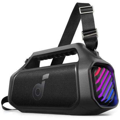 Bärbar Bluetooth-högtalare Anker SoundCore Boom 2 Plus, 140W, TWS, RGB, Vattentät, Svart A3134011