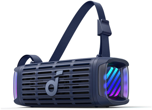 Bärbar Bluetooth-högtalare Anker SoundCore Boom 3i, 50W, RGB, Vattentät, Blå D5100030