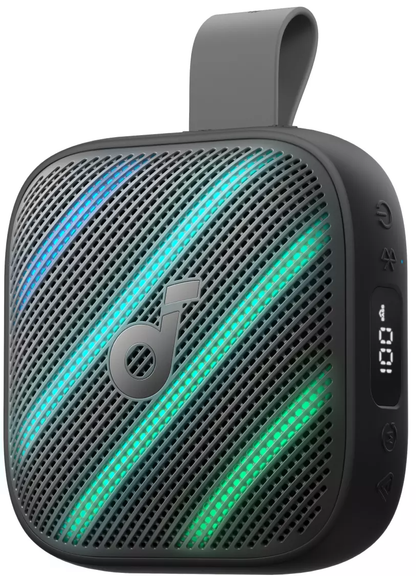 Bärbar Bluetooth-högtalare Anker SoundCore Boom Go 3i, 15W, TWS, RGB, Vattentät, Svart D5103010