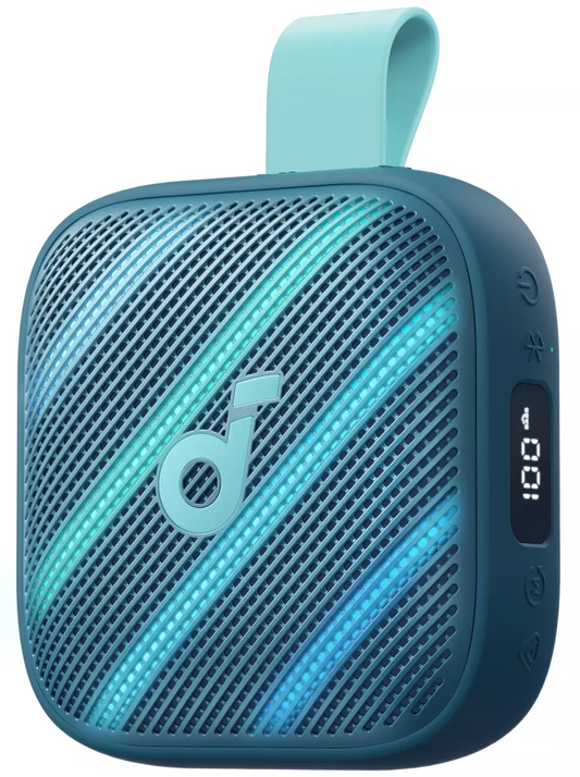 Bärbar Bluetooth-högtalare Anker SoundCore Boom Go 3i, 15W, TWS, RGB, Vattentät, Blå, Omslagen D5103030