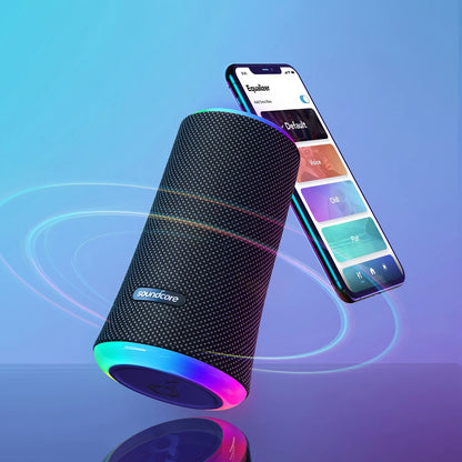 Anker SoundCore Flare 2 Bluetooth-högtalare, 20W, RGB, Vattentät, Svart A3165G11
