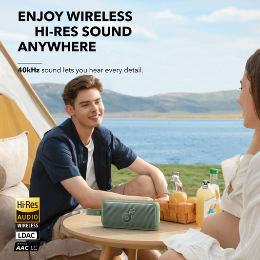Bärbar Bluetooth-högtalare Anker SoundCore Motion 300, 30W, TWS, Vattentät, Grön A3135061