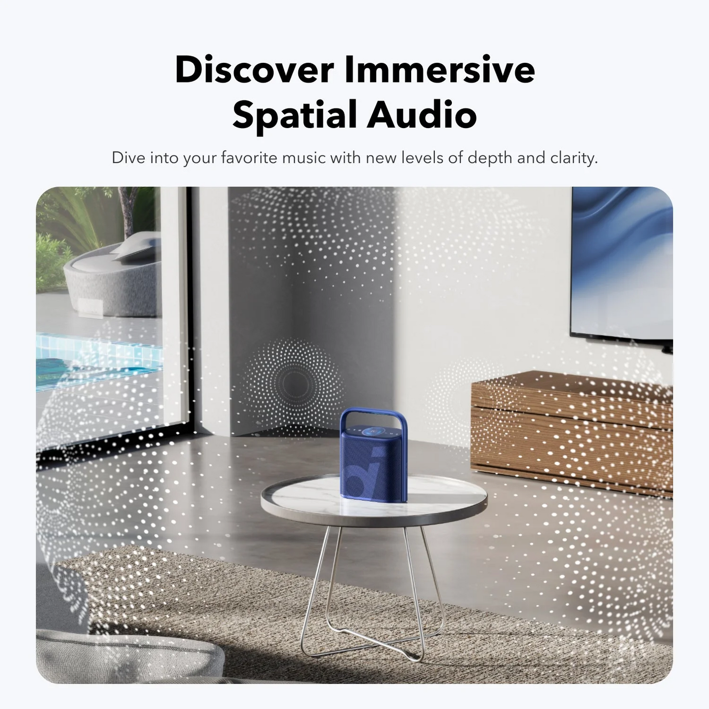 Bärbar Bluetooth-högtalare Anker SoundCore Motion X500, 40W, Vattentät, Rosa A3131051