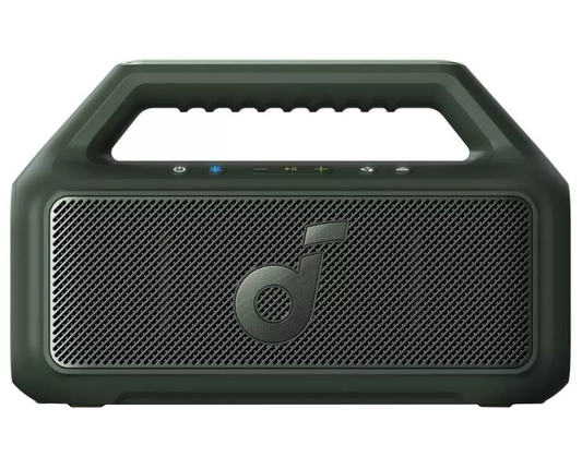 Bärbar Bluetooth-högtalare Anker SoundCore Boom 2 Ny Version, 80W, TWS, RGB, Vattentät, Grön A3138062