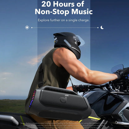 Bärbar Bluetooth-högtalare Anker SoundCore Boom 2 Plus, 140W, TWS, RGB, Vattentät, Svart A3134011