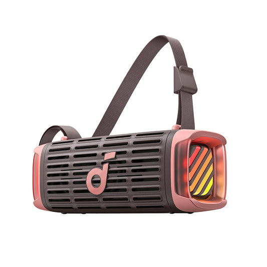 Bärbar Bluetooth-högtalare Anker SoundCore Boom 3i, 50W, RGB, Vattentät, Brun Rosa D5100080