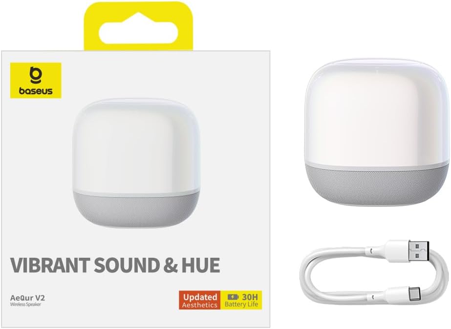 Bluetooth-högtalare Baseus AeQur V2, Vit A20050500211-00