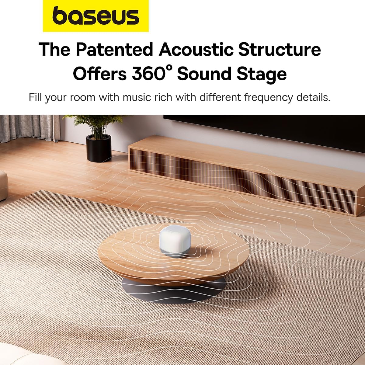Bluetooth-högtalare Baseus AeQur V2, Vit A20050500211-00