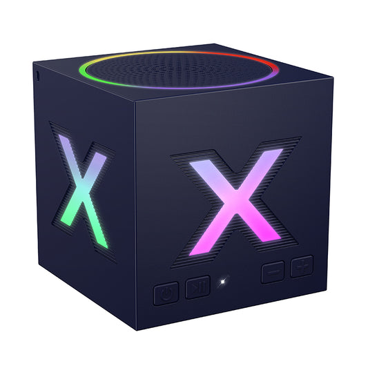 Bärbar Bluetooth-högtalare Borofone BR101 Rubik, 5W, TWS, RGB, Blå