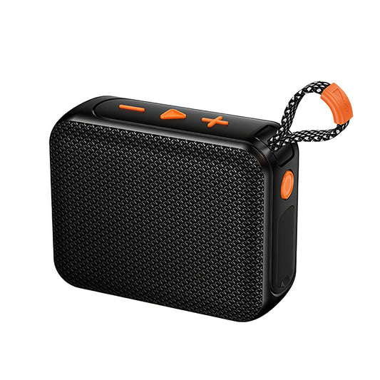 Borofone BR106 Felicitous bärbar Bluetooth-högtalare, 8 W, TWS, RGB, svart