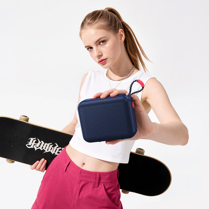 Borofone BR106 Felicitous bärbar Bluetooth-högtalare, 8 W, TWS, RGB, marinblå
