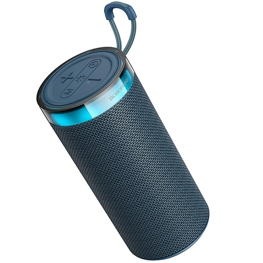 Bärbar Bluetooth-högtalare Borofone BR105 Loud, 10W, TWS, RGB, Marinblå