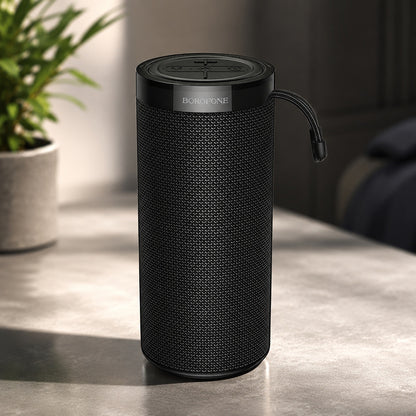 Bärbar Bluetooth-högtalare Borofone BR105 Loud, 10W, TWS, RGB, Marinblå