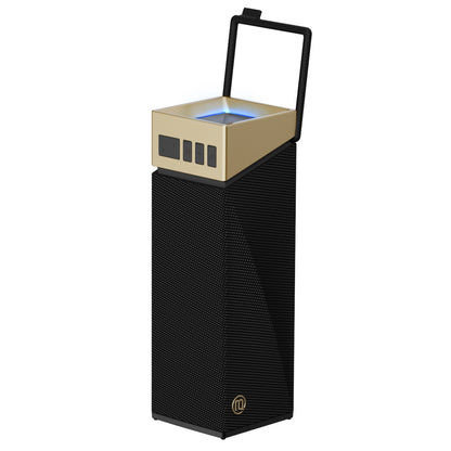 Bärbar Bluetooth-högtalare Bugani Brief TT, 60W, RGB, Vattentät, Svart Guld