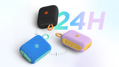 Bärbar Bluetooth-högtalare Bugani Rove Go 5, 12W, TWS, Vattentät, Svart