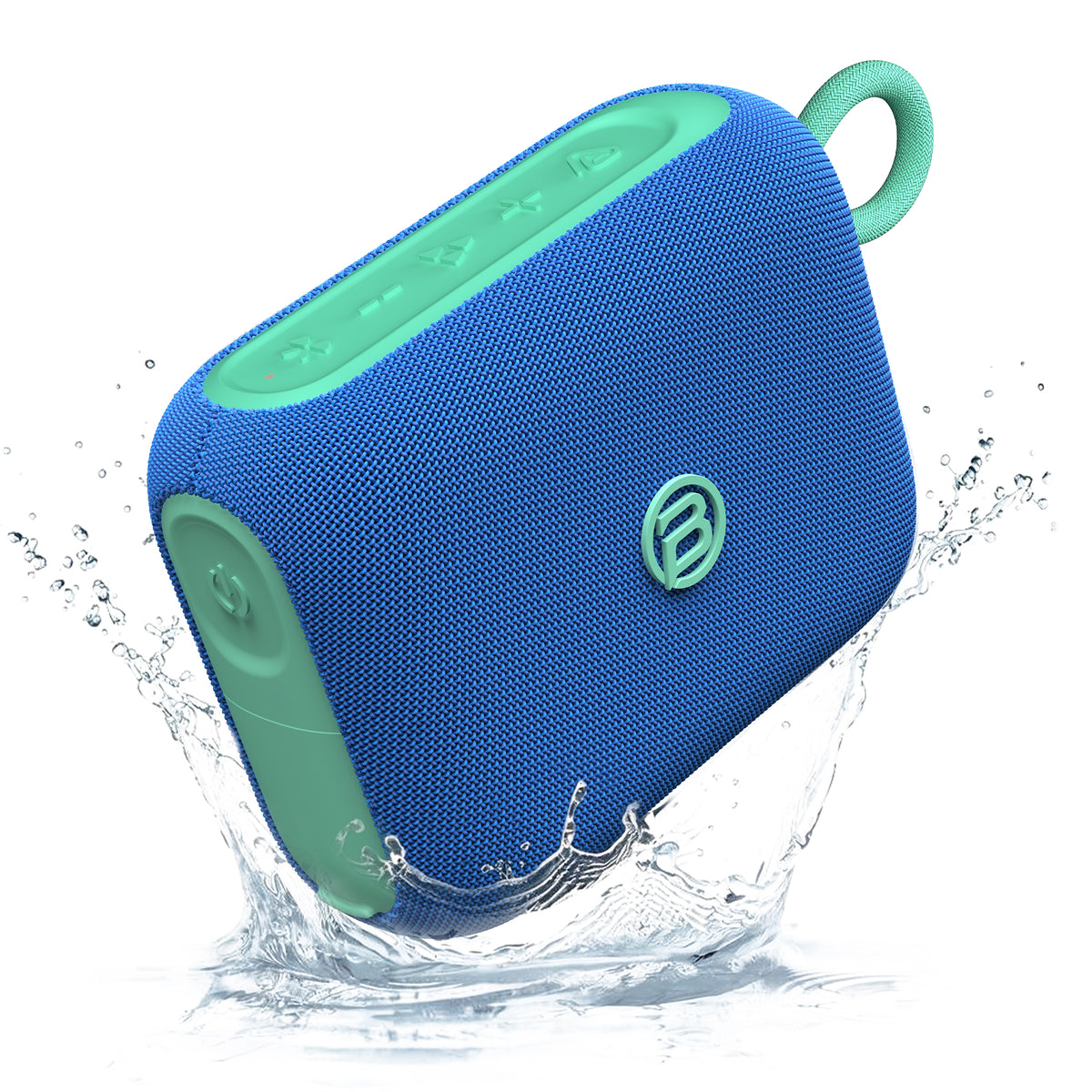 Bärbar Bluetooth-högtalare Bugani Rove Go 5, 12W, TWS, Vattentät, Blå