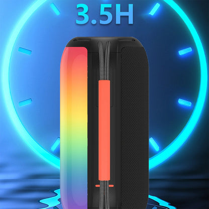 Bärbar Bluetooth-högtalare Dudao Y21, 2 x 5W, TWS, RGB, Svart