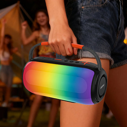 Bärbar Bluetooth-högtalare Dudao Y21, 2 x 5W, TWS, RGB, Svart