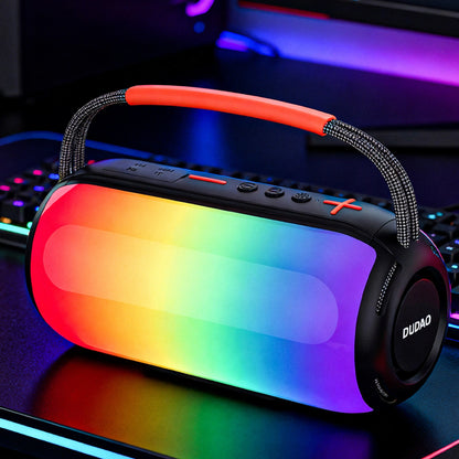 Bärbar Bluetooth-högtalare Dudao Y21, 2 x 5W, TWS, RGB, Svart